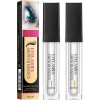 2 Stück Wimpernwachstumsserum, Stereoscopic Fibrous Eye Black Mascara, Augenbrauenverstärker und Wimpernserum für Wachstum und Dichte, Für Längere, Vollere und Dichtere Wimpern und Brauen