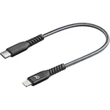 Cellular Line Cellularline USB-Kabel USB 2.0 USB-C® Stecker, Apple Lightning Stecker 0.15 m Schwarz TETRACABC2LMFI15CK