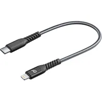 Cellular Line Cellularline USB-Kabel USB 2.0 USB-C® Stecker, Apple Lightning Stecker 0.15 m Schwarz TETRACABC2LMFI15CK