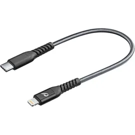 Cellular Line Cellularline USB-Kabel USB 2.0 USB-C® Stecker, Apple Lightning Stecker 0.15 m Schwarz TETRACABC2LMFI15CK