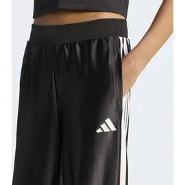 adidas Seasonals Wide Leg Trainingshose Schwarz/Silber 128