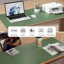 luxuskollektion Schreibtischunterlage rutschfest wasserdicht 91cmx43cm Olivgrün