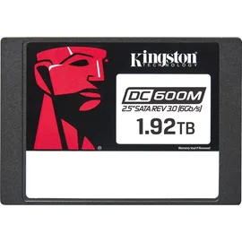 Kingston DC600M Data Center Series Mixed-Use SSD - 1DWPD 1.92TB, SED, 2.5"/SATA 6Gb/s (SEDC600M/1920G)