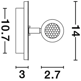 Nova Luce Penor (9081222) Schwarz