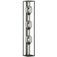 Meine wunschleuchte LED Stehlampe 3flammig mit Rauchglas - Höhe