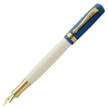 KAWECO Füllfederhalter Student 50's Rock B Blau/Weiß