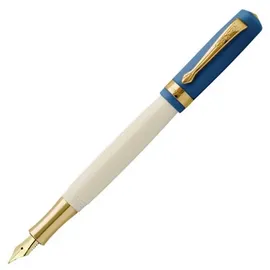 KAWECO Füllfederhalter Student 50's Rock B Blau/Weiß