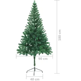 vidaXL Künstlicher Weihnachtsbaum mit Ständer 180 cm 564 Zweige