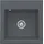 Villeroy & Boch Subway 50 S flat graphite + Handbetätigung