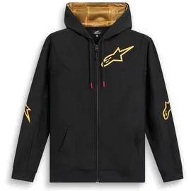 Alpinestars Sessions V3 Reißverschlusspullover Herren Schwarz/Gold M