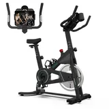 TODIMART Heimtrainer Fahrrad, Indoor-Hometrainer Fahrrad, LCD-Display, Aerobic-Training, Home Trainer,120 kg Load Capacity