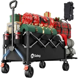 Sekey Bollerwagen faltbar schwarz