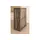 Massivmoebel24 Vitrine Sheesham 90 x 45 x 148 cm Grau