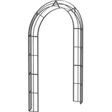 ELEO Rosenbogen Matera 235 x 140 cm Anthrazit