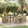 vidaXL Garten Essgruppe 5-tlg. Beige