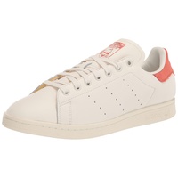 adidas Originals Stan Smith Herren-Sneaker, Weiß/Off-White/Preloved Red, 42.5 EU - 42 2/3 EU