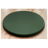 MOODMUSE Rund Stuhlkissen,Rundes Sitzkissen Aus Kunstleder,Rundes Stuhlkissen Aus Memory-Schaum,Rutschfestes Stuhl-Sitzkissen for Zuhause,Büro Und Küche (Color : Green, Size : 30cm/11.8inch)