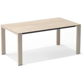 Sit Mobilia Auszugstisch 210/270/330 x 95 cm Edelstahl/Keramik/Beton hell