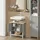SoBuy Waschbeckenunterschrank 60 x 60 x 30 cm Hellgrau