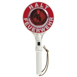 Anhaltestab, rot/grün, HALT BUNDESPOLIZEI / STRASSE FREI, beidseitig, LED - rot/grün