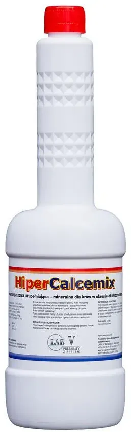 LAB-V Hyper Calcemix - Ergänzungs- und Mineralfutter für periparturale Kühe zur Vorbeugung von Calcium- und Magnesiummangel 2x1kg (Rabatt für Stammkunden 3%)