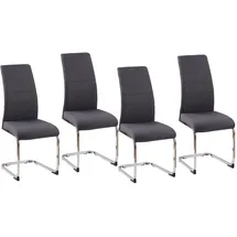Hti-Living HTI-Line Schwingstuhl SallyC Grau 4er