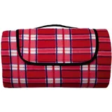 TRENDSHOP Picknickdecke Fleece Kariert