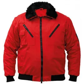 Korntex Arbeitsjacke Pilot Jacket, Vier-in-eins Pilotenjacke - Farbe: Red - Größe: XL