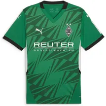 Puma Borussia Mönchengladbach Auswärtstrikot 2024/25 mit Sponsor Herren 07 archive green/white L