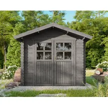 McGARDEN Gartenhaus Montreal 250 x 220 cm mit Imprägnierung in Anthrazit