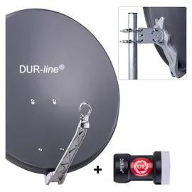 Dur-Line Select 1 Teilnehmer Set - Qualitäts-Alu-Satelliten-Komplettanlage - Sel...