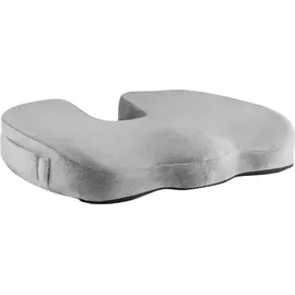 Powerton Orthopädisches Kissen, druckfeste Kunststoffspitze, ergonomisch, schwarz, Schaum mit Memory-Effekt,