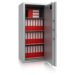 ISS Sicherheitsschrank Karlsruhe V Sicherheitsstufe 1 nach EN 1143-1 mit Feuerschutz lichtgrau 70,5 x 52,7 x 152,5 cm