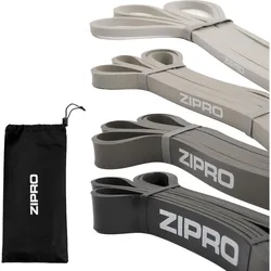 Fitnessbänder Zipro PowerBand verschiedene Widerstand Set mit 4 Stk. EINHEITSGRÖSSE