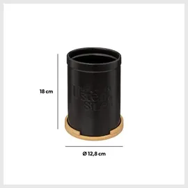 5five simply smart Utensilientopf bambusdeckel "naturéo" aus schwarzer keramik - 5 five simply smart