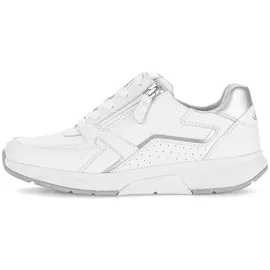 Gabor Sneaker Low Damen Weiß/Silber 42,5