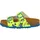 LICO Bioline Top Pantoletten Neongelb/Blau 33
