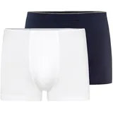 Hanro Retro Boxershorts blau/weiß XL 2er Pack