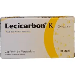 Lecicarbon K CO2-Laxans für Kinder 10 St Kinder-Suppositorien
