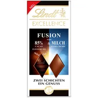 Lindt Excellence Fusion Vollmilchschokolade 100 g