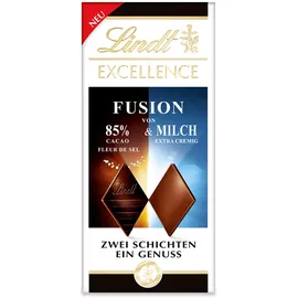 Lindt Excellence Fusion Vollmilchschokolade 100 g