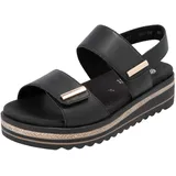 remonte Riemchensandalen Damen Schwarz 39