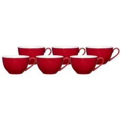 Ritzenhoff & Breker Doppio Kaffeetassen 6er Set Geschirr 6 ct 