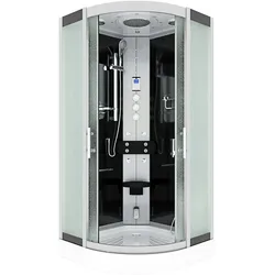 AcquaVapore Dampfdusche Duschtempel Sauna Dusche Duschkabine D46-23M3 100x100 cm ohne 2K Scheiben Versiegelung