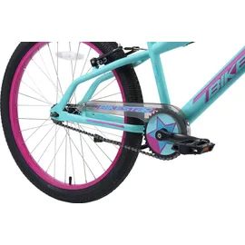 Bikestar Urban Jungle 24" türkis/pink Handbremsen