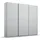 Rauch Schwebetürenschrank RAUCH "Kleiderschrank Schrank Garderobe Wäscheschrank Ankleide OTELI", grau (seidengrau), B:203cm H:210cm T:68cm, Holzwerkstoff, Schränke, Schwebetürenschrank, in verschiedenen Dekor- und Hochglanzfarben