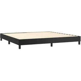 vidaXL Boxspringbett 200 x 200 cm Schwarz