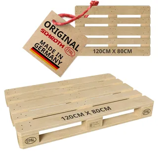 Schroth Home Euro Palette 120 x 80 - Europalette EPAL 1 - fabrikneu - aus Fichtenholz - direkt vom Hersteller - zertifizierte Neuware