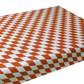 JUNOPAX Papiertischdecke 50m x 1,15m Raute rot-weiß
