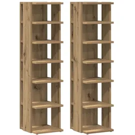 vidaXL Couchtisch Artisan-Eiche Braun 40 x 40 x 43 cm